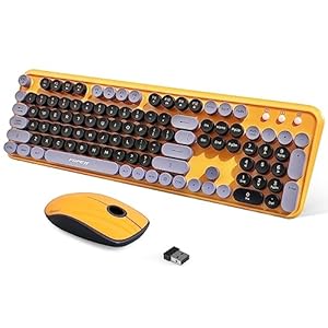 FOPETT 2.4GHz Wireless Keyboard and...