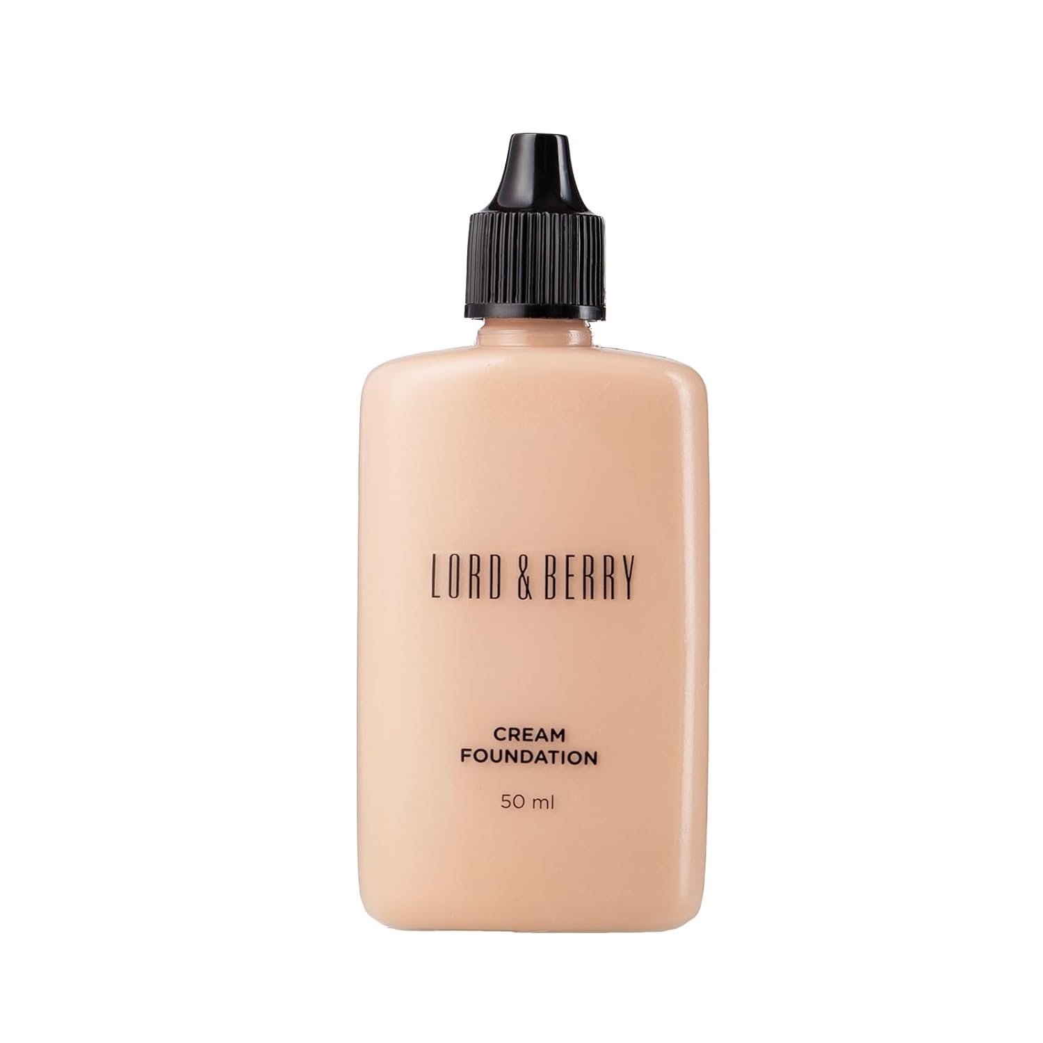 Lord & Berry CREAM FOUNDATION Fluid Foundation, Long Lasting Waterproof Coverage Foundation Enriched With Vitamin E and Argon Oil