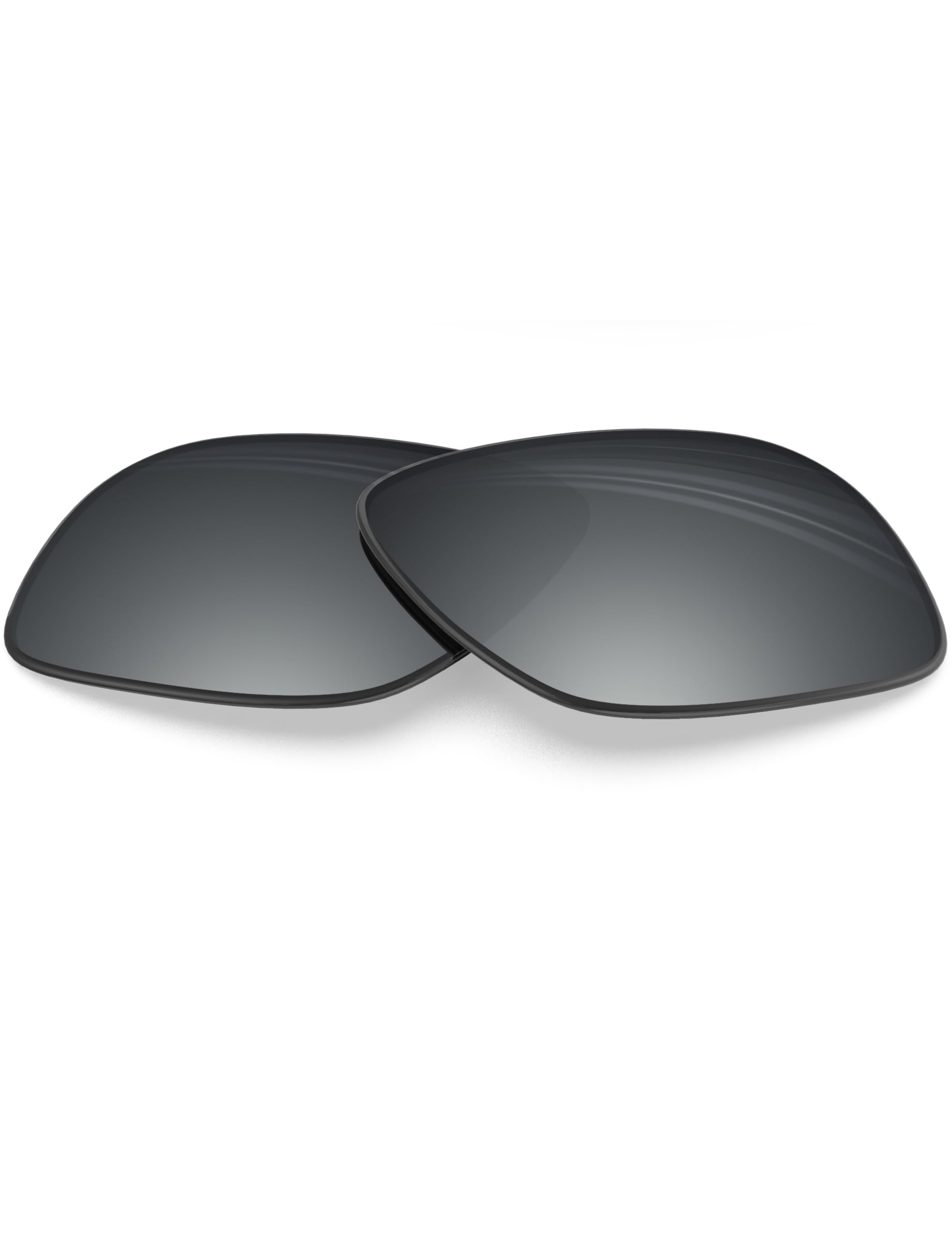 BlazerBuck Polycarbonate Polarized Replacement Lenses for Oakley Holbrook OO9102 - Silver Chrome AR Coated