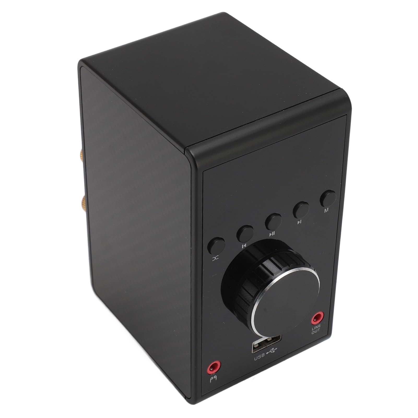 Digitaler Stereoverstärker mit Optischem, Koaxialem und USB-Eingang für Fernseher, Computer, Kabelloser Hi-Fi-Audioempfänger (Black)