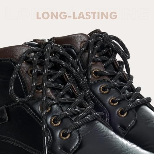 Image of Stepace 2 Pairs Round Heavy Duty Boot Laces for Hiking and Work Boots