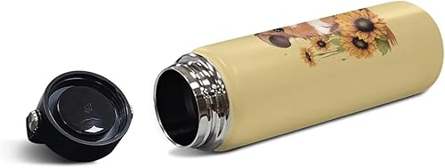 Miniatura 108 de Flashideas Blue Butterfly - Botellas de agua de acero inoxidable aisladas al vacío, a prueba de fugas, ligeras, mantienen el frío y el calor, ideal