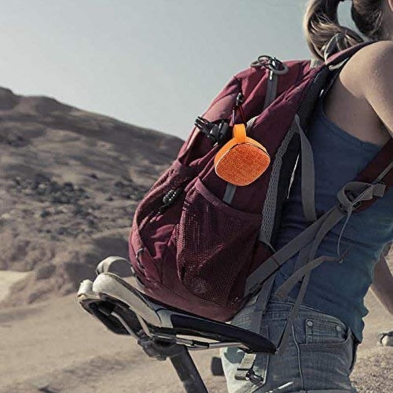 Image of Drumstone Mini Portable Wireless Sports Bluetooth Speaker with Subwoofer Audio Sound - Supports TF Card MP3, Carry Handle (Color Varies) for Outdoor and Indoor Use: The Best Gift for Music Enthusiasts