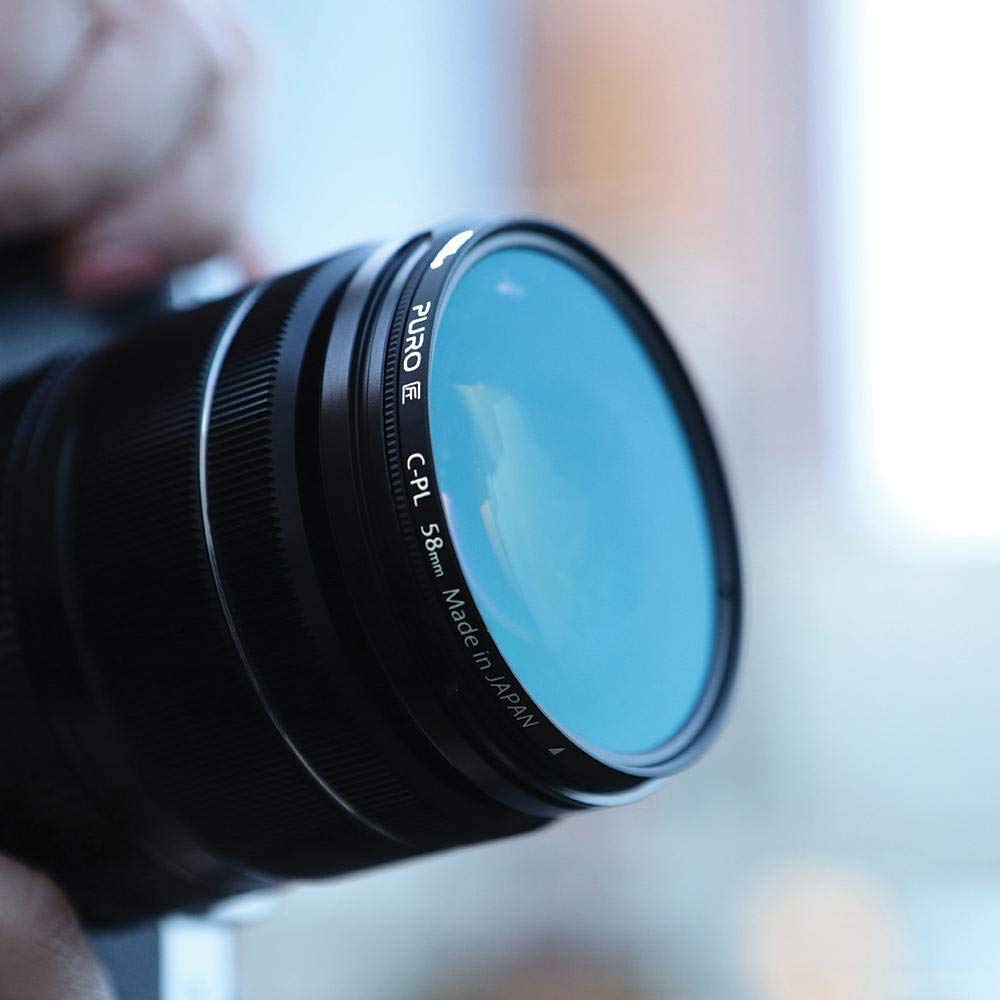 りょう様 Amazon.com: Kenko Puro 廣角超薄戒指58 公釐多塗層圓形偏光鏡濾