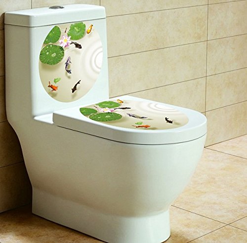 JAAMSO ROYALS sea Creatures Toilet & Bathroom Wall Sticker (33CM x 39CM) M2-1009 3