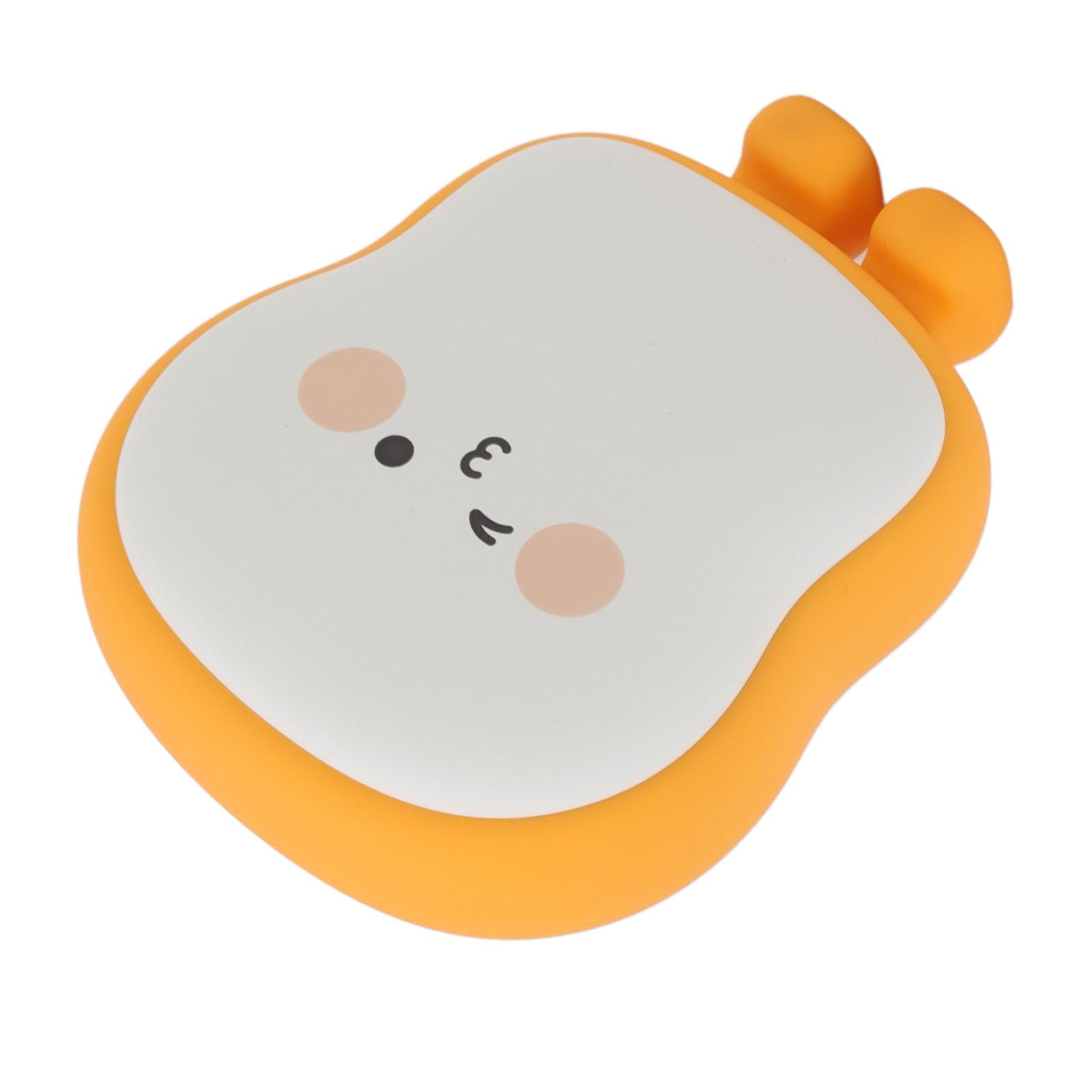 Calentador de manos eléctrico, bonito tostado, calentador de manos USB recargable, 6000 mAh, banco de energía para el hogar y la oficina (expresión sonrojada)