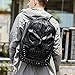 Berchirly Fashion Rivet Punk Rock Backpack PU Leather Bag Casual Travel Laptop Backpacks Bookbag