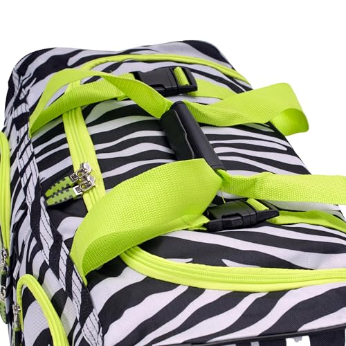 Image of Rockland Rolling Duffel Bag, Black, 22 inch