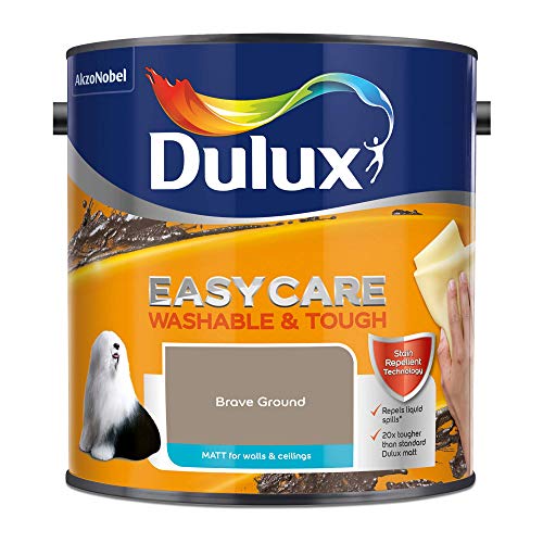 Dulux Easycare Washable and Tough Matt Emulsion Paint - Brave Ground - 2.5L