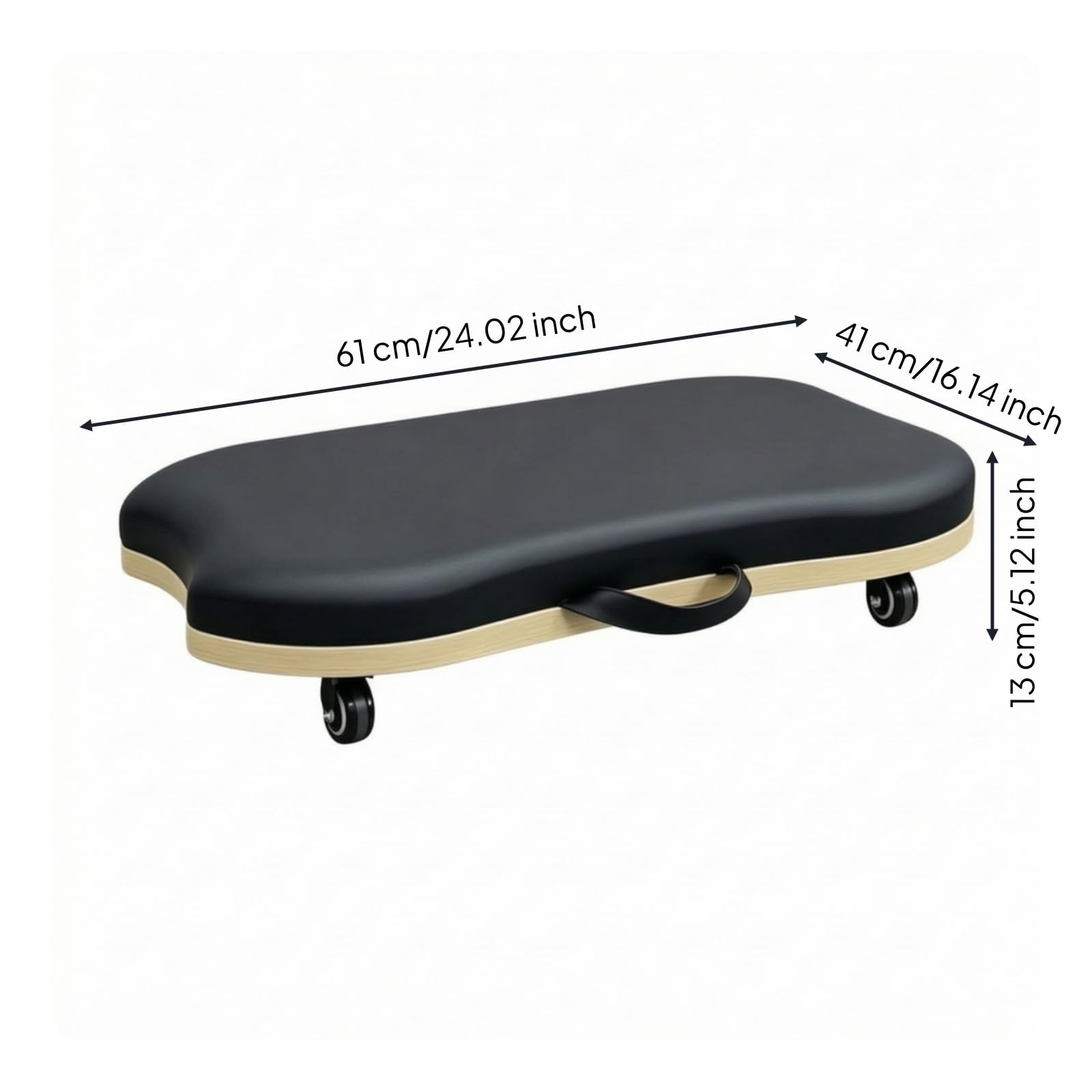 Milageto Balance Board Basso Profilo Tavoletta Propriocettiva Antiscivolo Attrezzo per Spazio Pilates, Palestra in Casa