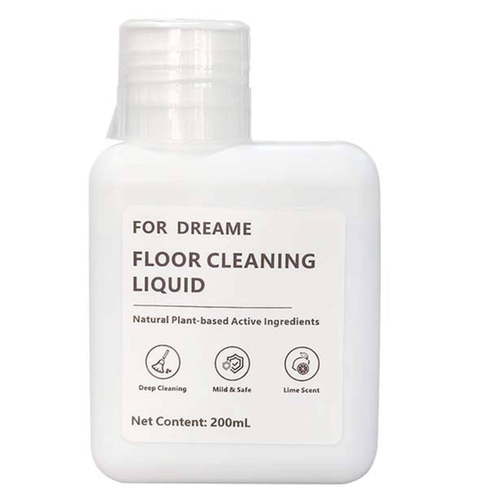 200mL Lime Scent Floor Cleaning Liquid - Compatible With Dreame Upright Washers &amp; Robot Mops(1 bottle)