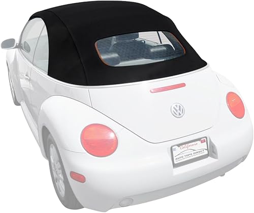 Miniatura 2 de Sierra Auto Tops - Reemplazo superior convertible para Volkswagen Beetle 2003-2010 apertura de potencia lona Stayfast color negro