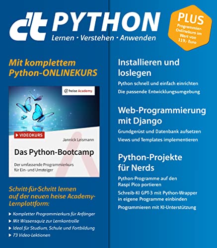 c't Python: Lernen • Verstehen • Anwenden