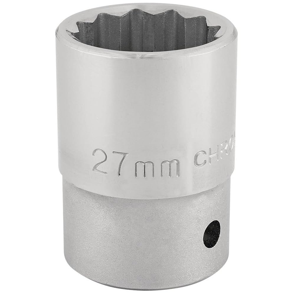 Draper 3/4" Drive Polished Finish Bi Hexagon Socket Metric 3/4" 27mm