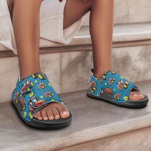 Kids Sandals Summer Non-slip Open Toe Slippers for Boys Girls Toddler Little/Big Kid Outdoor Sandals Casual Shoes3