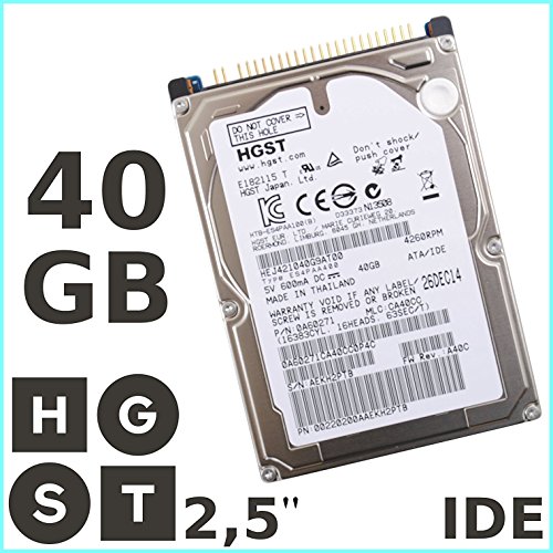 Hard disk interno IDE da 2,5', 40 Gb IDE/ATA/PATA, per computer portatile