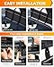 Sailnovo Rooftop Cargo Carrier - 21 Cubic PVC Waterproof Roof Rack Cargo Carrier for Top of Vehicle with/Without Rack, Soft-Shell Car Top Carrier Includes Anti-Slip Mat, Luggage Lock, 6 Door Hooks