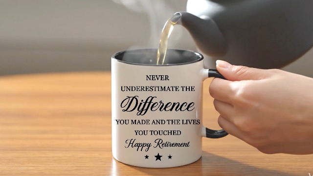 Taza de cerámica para jubilación 11 onzas WHIDOBE miniatura 7