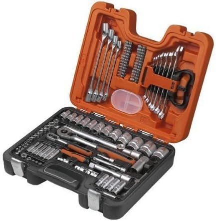 Bahco B0186MDB90 S910 Socket Set 92-Piece 1/4-inch and 1/2-inch Drive