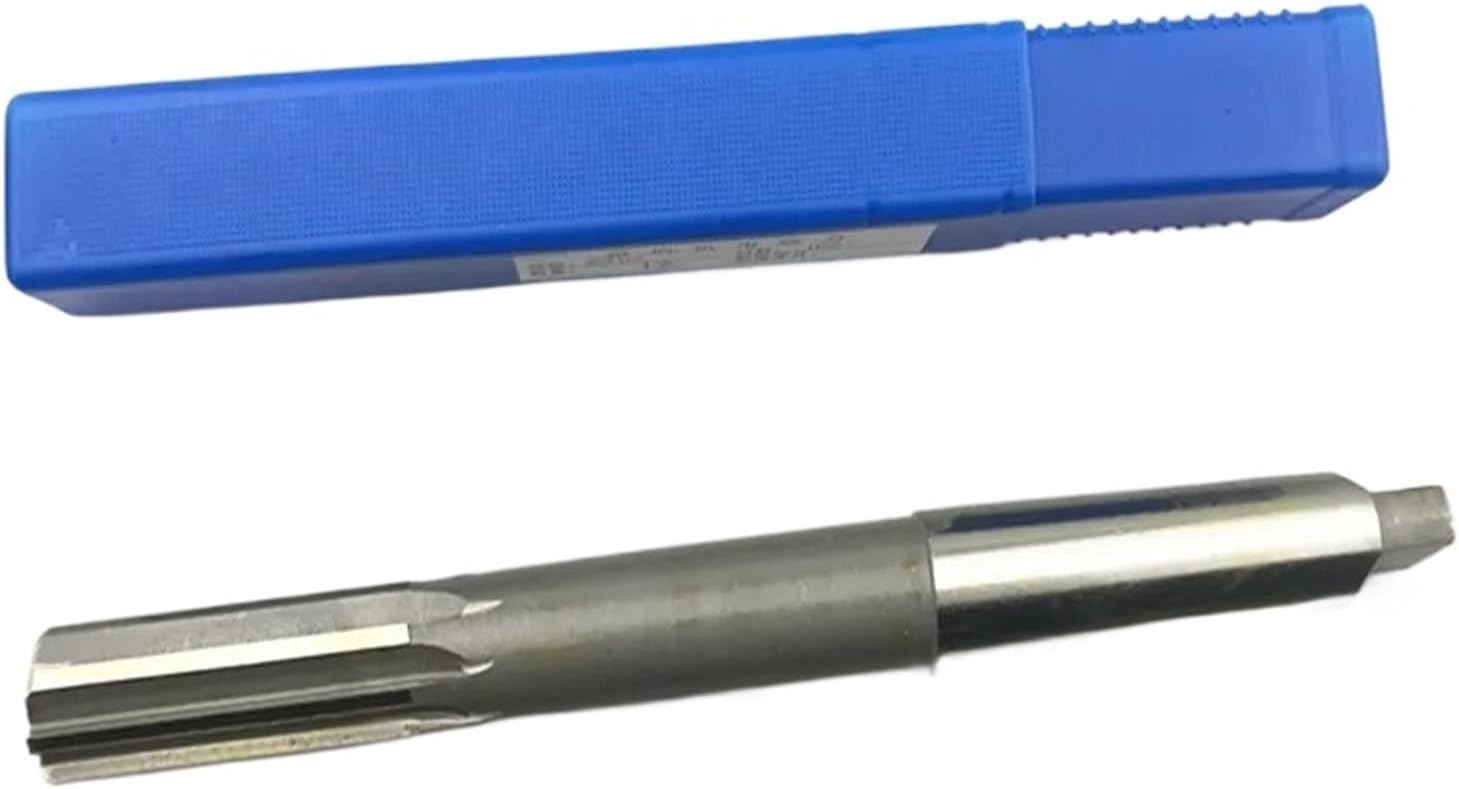 H8 W6542 HSS taper shank machine reamer 12-40mm, taper shank for machine tool chuck hole expansion and precision cutting(27mm H8)