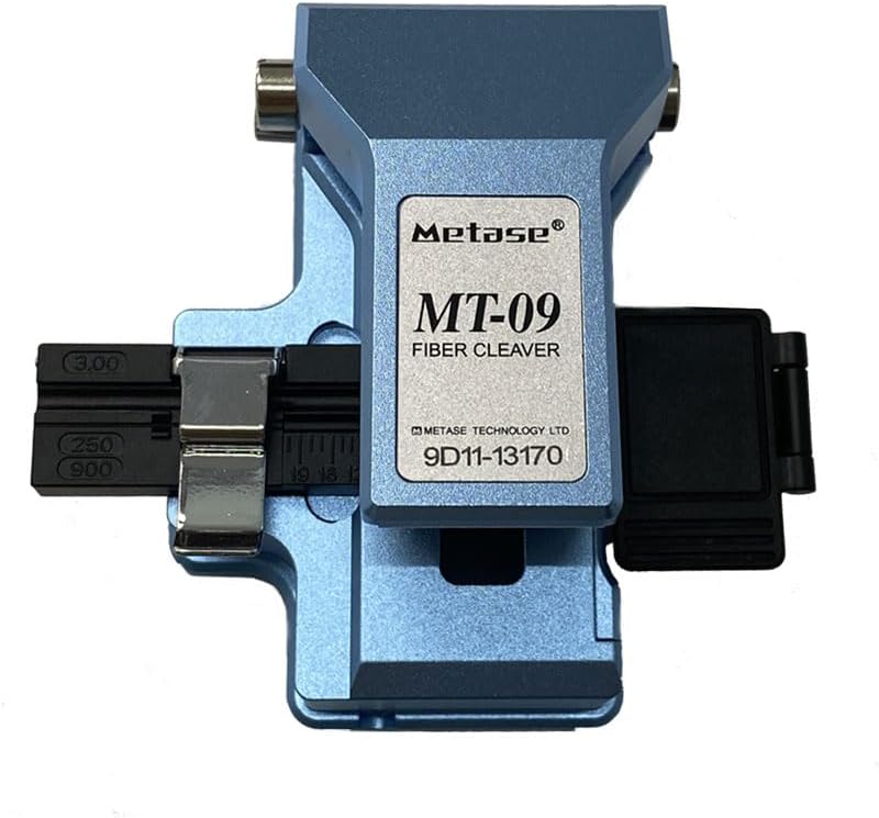 METASE-Fiber Cleaver MT-09 Cable Cutting Knife, FTTH Fiber Optic Tools, High PrecisionFiber Cleavers, 24 Surface Blade 1 PCS