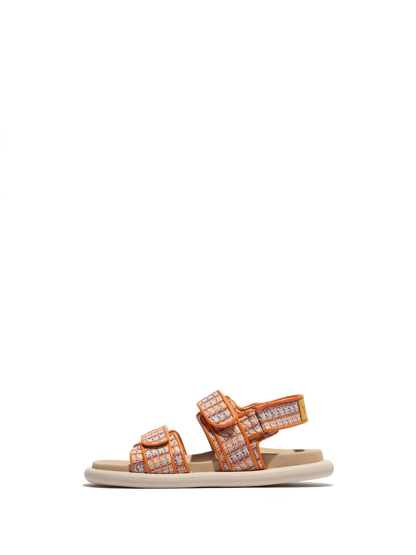 Fly London Women's PAAV228FLY Sandal, Orange/Bumblebee, 7 UK