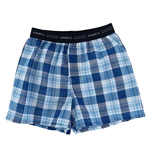 Hanes B841W5 Boys' Boxer 5 Pack, Tartan thumb #1
