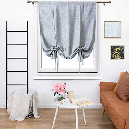 KFUTMD Roman Window Shades Baby Hearts Background with Teddy Bears Strollers Infant Clothes