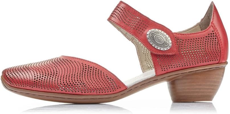Rieker New Women's Mirjam Mary Jane Red 40