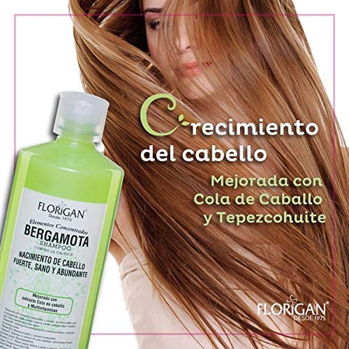 Miniatura 8 de Champú para el crecimiento del cabello Bergamota 1lt. Florigan (1 unidad)