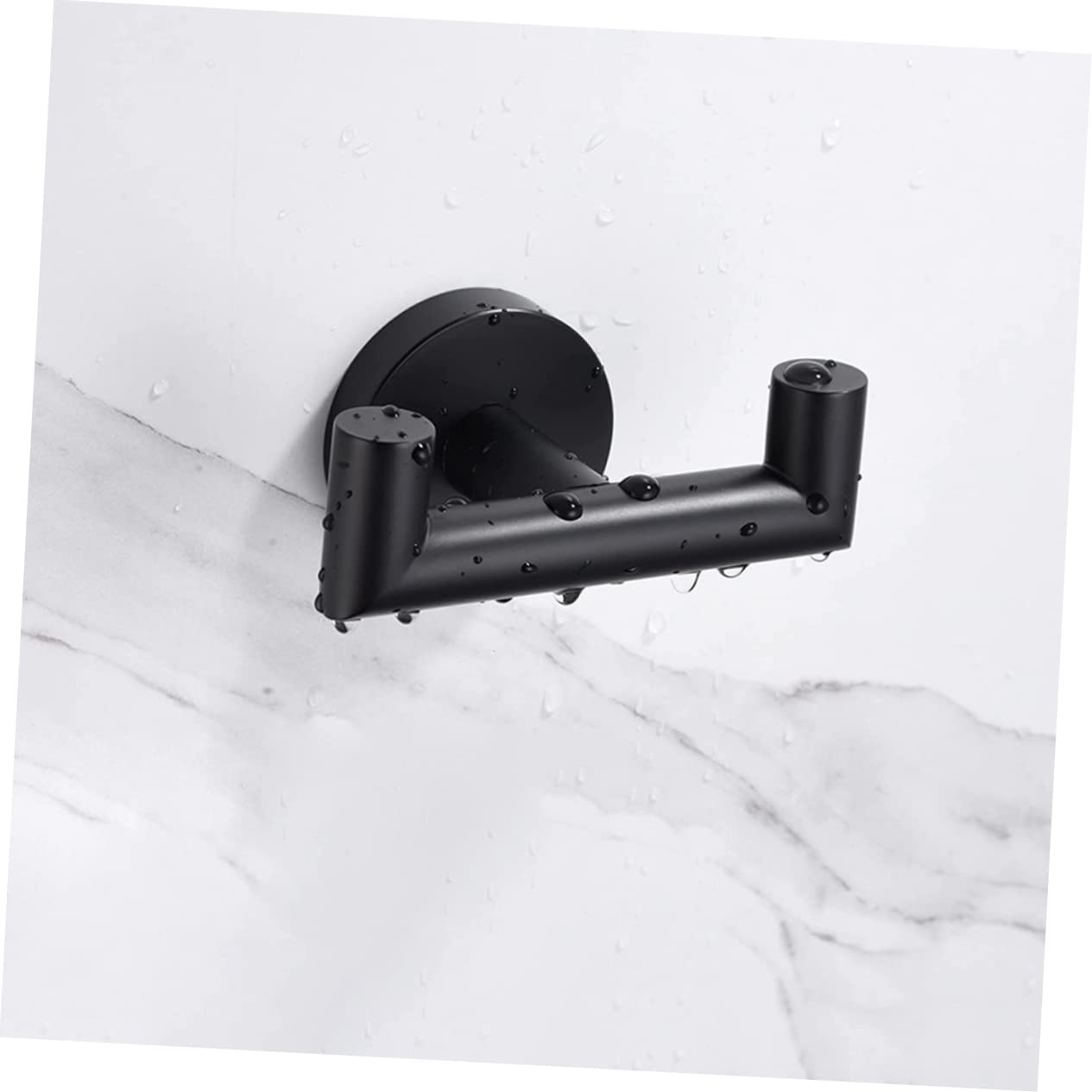 Zerodeko 3piezas Gancho Doble De Toalla De Acero Inoxidable Colgador Práctico Para Cocina y Baño Montaje Pared Diseño Compacto y Resistente Soporte Para Toallas