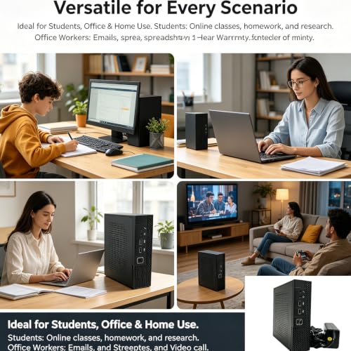 Image of HYZSUN SFF Desktop Computer PC | Cheap Budget PC Tower