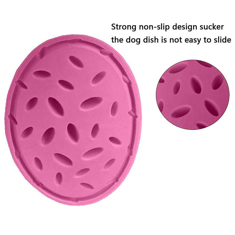 Decyam Gamelle Antidérapante En Forme De Labyrinthe Pour Animal Domestique - Favorise Une Alimentation Saine Et Une Digestion Lente (Blue 1