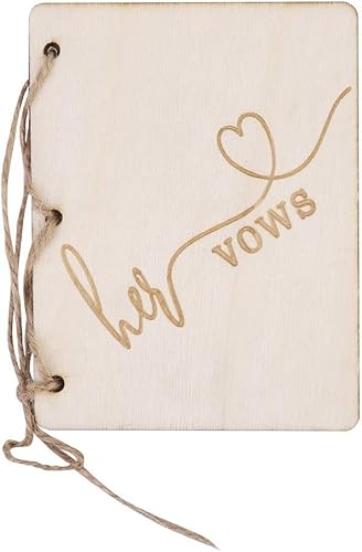 TOPINCN 2 folletos de juramento para ceremonia de boda, fiesta, libro de juramento, accesorio de decoración, diario de boda, regalo de compromiso,