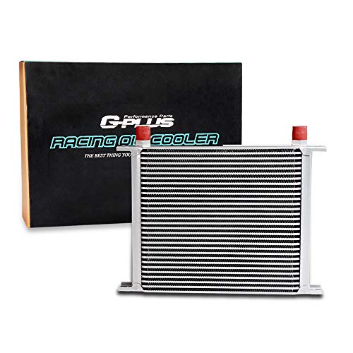 30 Row An10-10an Silver Universal Aluminum Engine Transmission Oil Cooler Silver