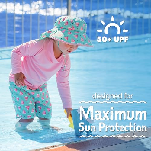 Image of JAN & JUL UV Swim Shorts and Long Sleeve UV Shirt for Toddlers