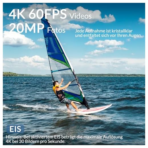 icefox 4K Action Cam mit EIS