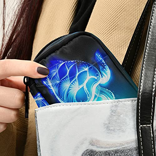 Image of Naanle Galaxy Turtle Pill Box 7 Day Pill Case Travel Pill Organizer Bag with Zipper Portable Weekly Case Compact Size for Vitamin Supplement Holder