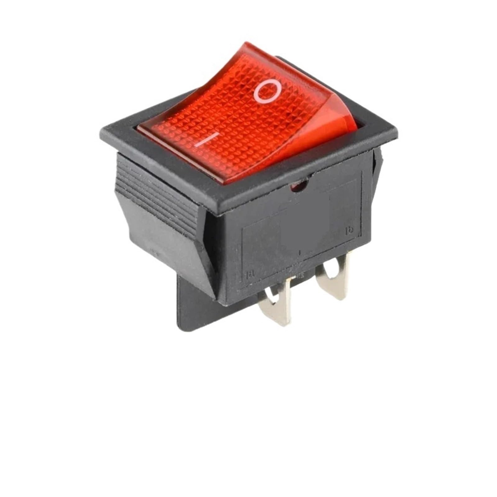 YMDF73YUJ KCD4 Switch 4Pin 6Pin DPST ON/OFF Snap in Rocker Illuminated Toggle Switches 16A 250V AC 25x31mm