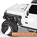 Hooke Road Bulwark JK Front Fender Flares w/Turn Signal Lights for 2007-2018 Jeep Wrangler JK & Unlimited 2/4 Doors, 2PCS Armor Style Steel Fenders
