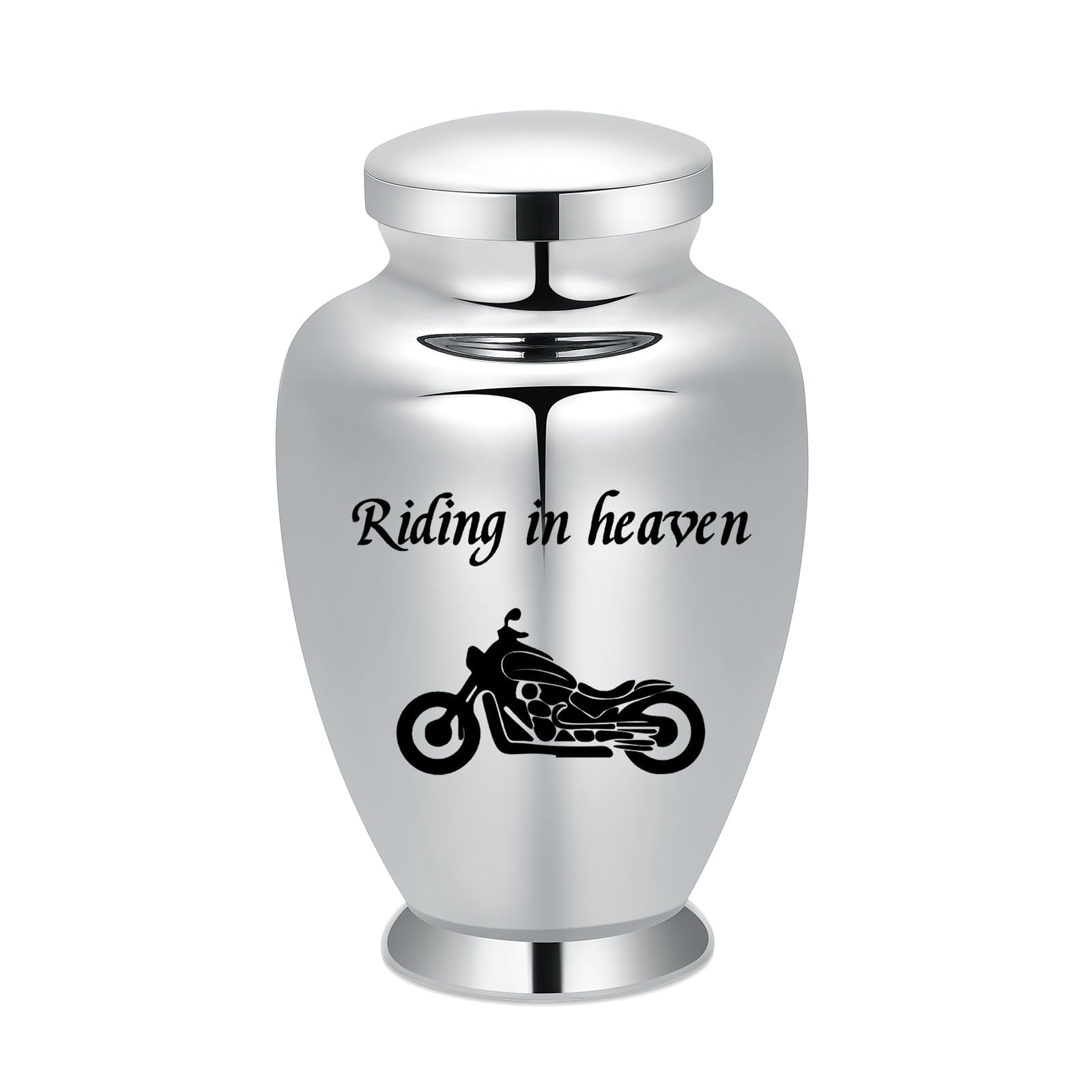 Large Urns for Ashes Human Adult Female Male Stainless Steel Memorial Burial Funeral Decorative Urns for Ashes Keepsake