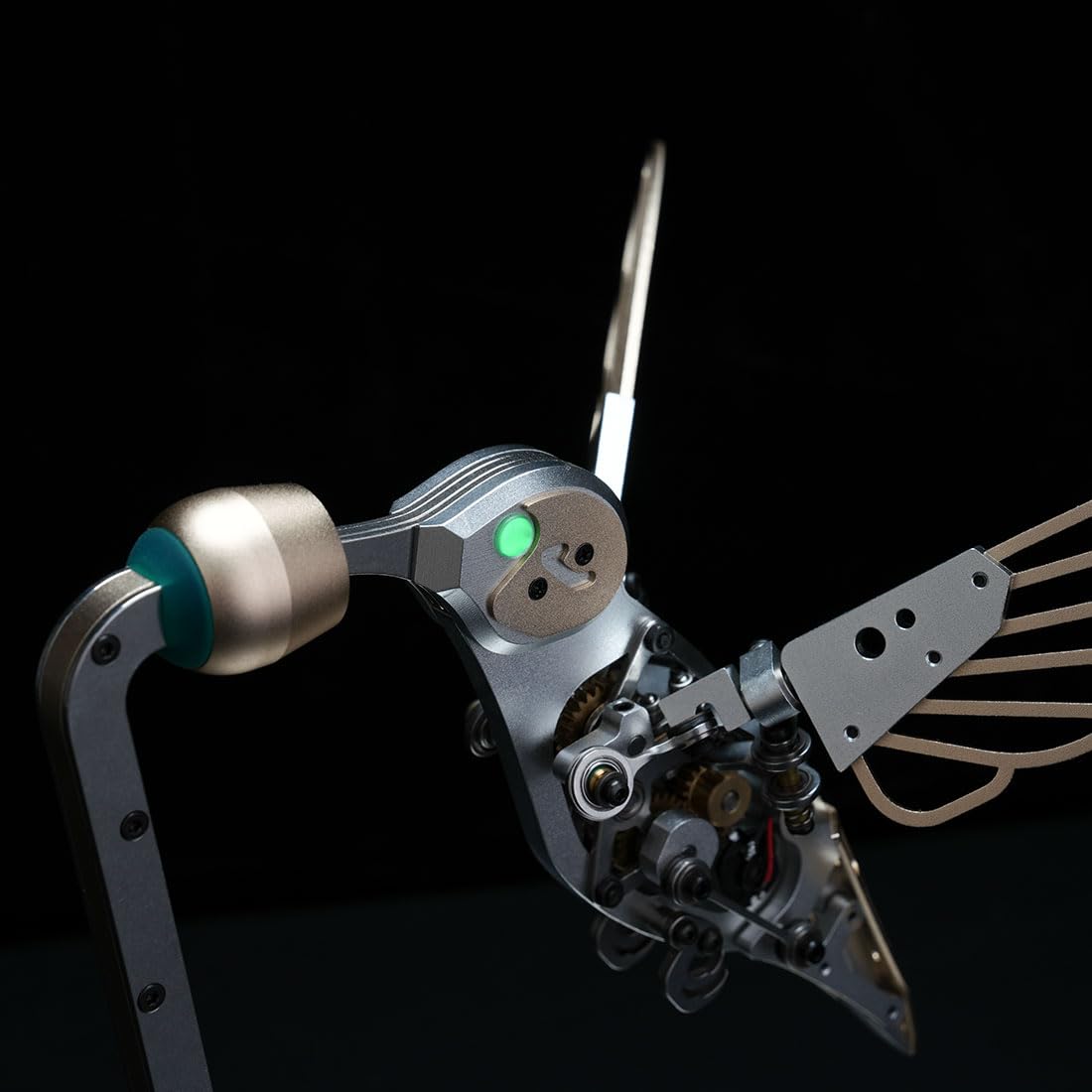 Puzzle 3D in metallo per adulti, con colibrì meccanico, steampunk