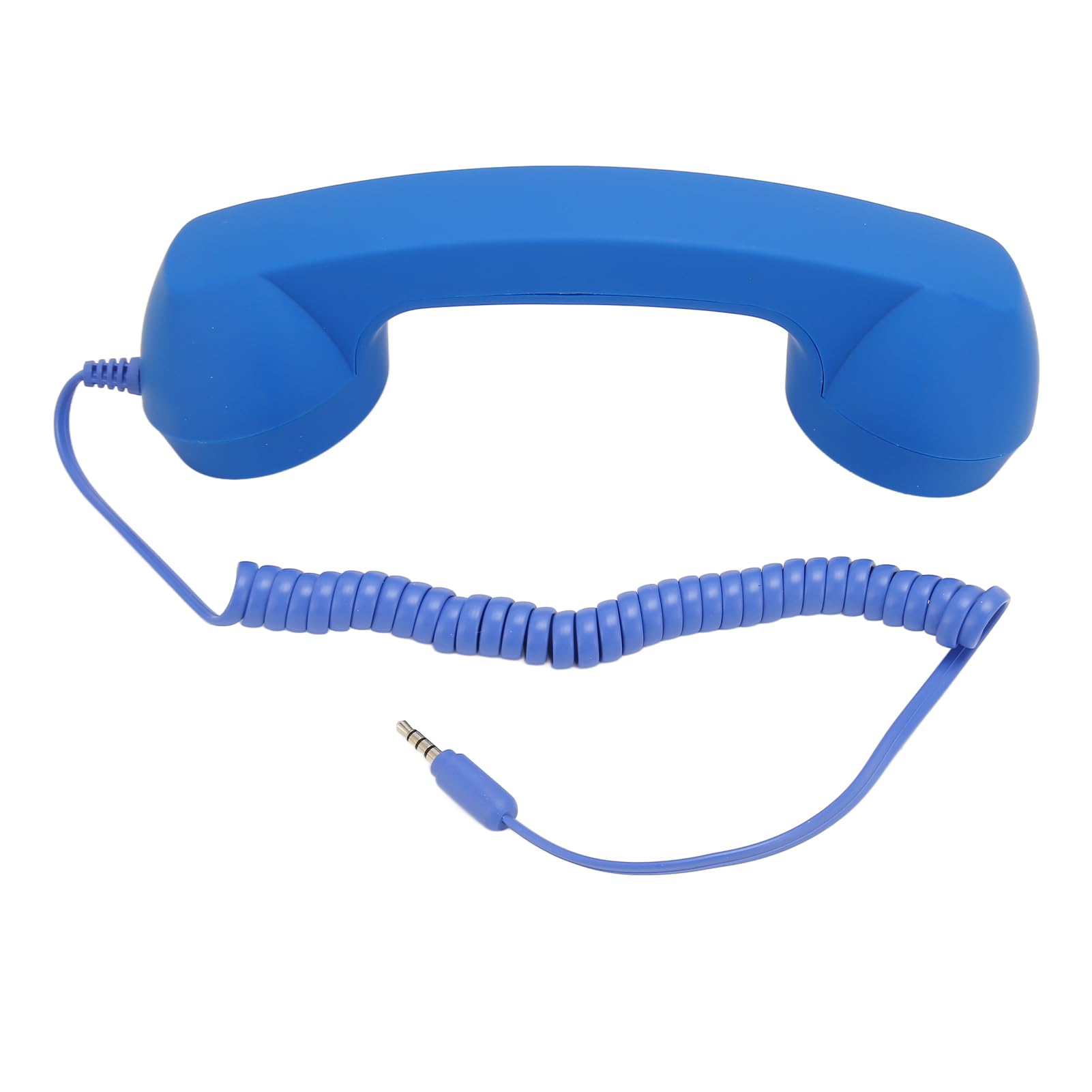 Auricular de Teléfono Retro, Receptor de Teléfono Móvil con Cable a Prueba de Radiación Profesional de 3,5 Mm, Botón de Respuesta de un Toque, para Computadoras con Teléfonos