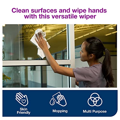 Tork Paper Wiper Plus White Self Dispensing, 1/4 Fold, 430150A - image 2
