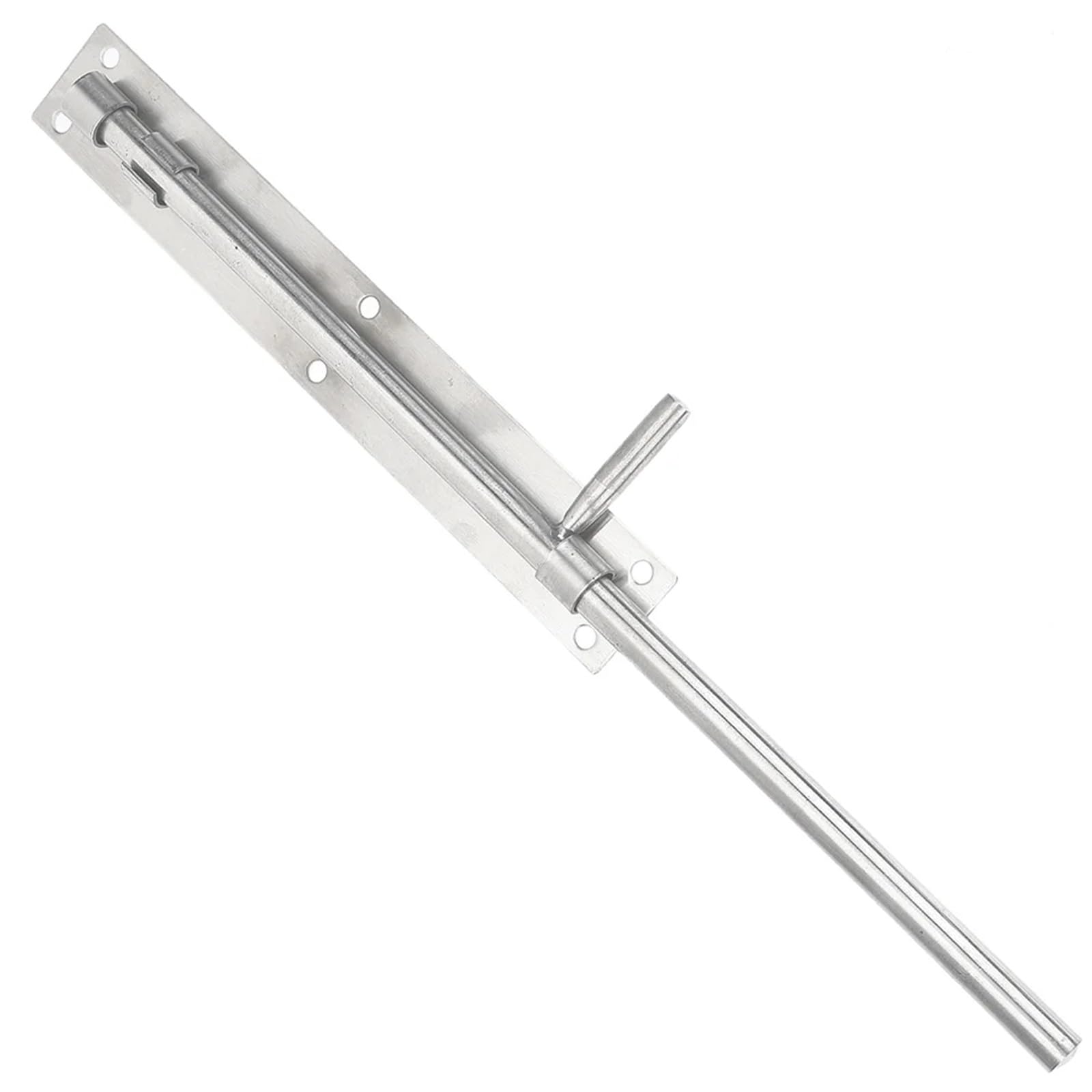 Loquet à pêne coulissant 38,5 cm Serrure de porte Verrou en acier inoxydable coulissante sécurité Pour Maison