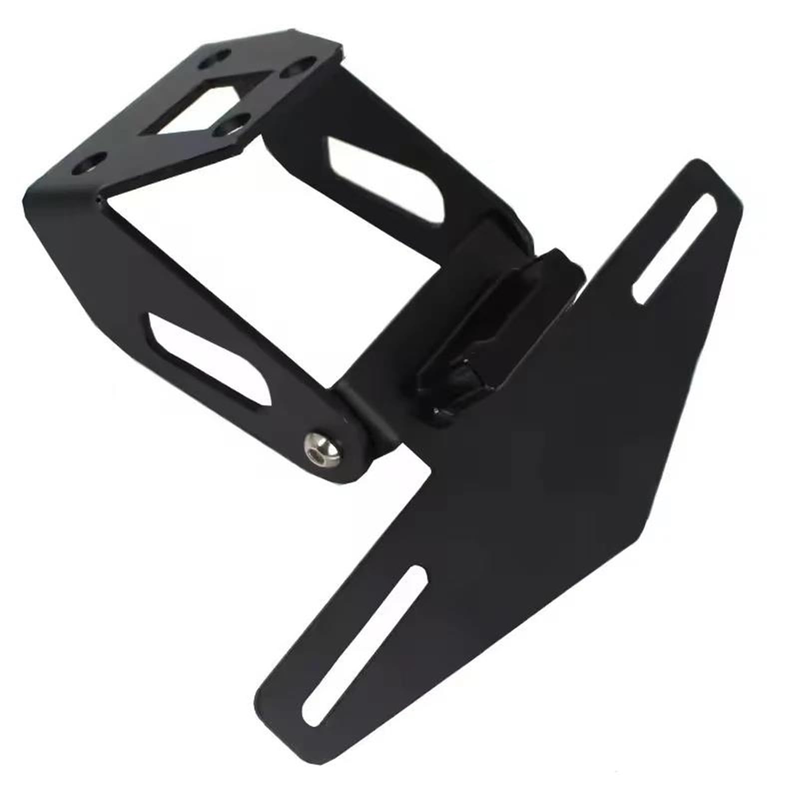 Portatarga Moto Per Kawasaki Per Ninja 400/250 Z400 Eliminatore Di Ordine Della Coda Telaio Staffa Supporto Licenza Motociclo(Black with Light)
