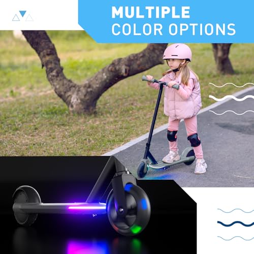 Image of Hiboy ES1 Electric Scooter for Kids Ages 4-10 | LED Light-Up Wheels & Side Lights, 5MPH Safe Speed, Easy Control, Safety Kids Scooter, UL2272 Certificate