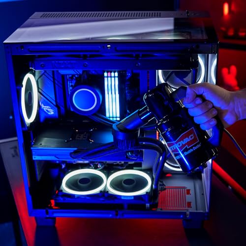 Image of MetroVac DataVac ED-500-ESD Electric Air Duster | Antistatic Computer Air Blower for PC Cleaning with Accessories