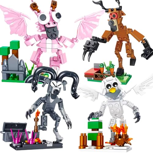 99 Nights In The Forest Building Toys 407pcs Brick Set for Kids & Adults Deer Monster & Forest Creatures Block Figures Creative Building Games Toy Idea