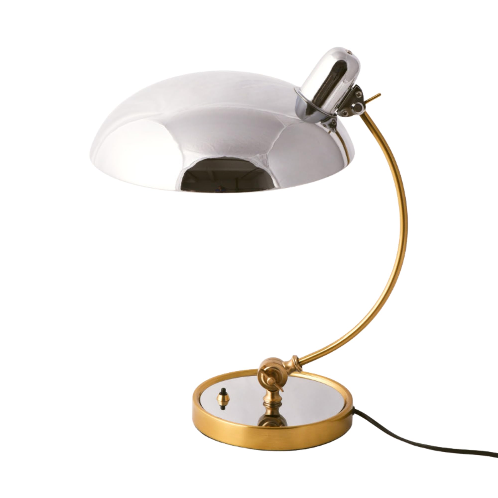 B·LED BARCELONA LED Lampada da tavolo Ulia – Design in stile Bauhaus | Lampada da scrivania con paralume orientabile, attacco E27. Lampada vintage retrò per comodino, scrivania, soggiorno